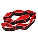 Produktbild JJunLiM, Gymnastikbänder für Kinder und Erwachsene, für Pilates, Yoga, Fitness, Tanz, Gymnastik, Workout, 15 kg Widerstand, 90cm Red (Adult)