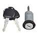 Produktbild Mazur Professionelle Ersatz Auto Zündschloss Barrel mit 2 Tasten Schalter Kit passen Vauxhall Astra Corsa MERIVA TIGRA Combo (Silber & schwarz)