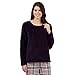 Lounge & Sleep Womens Purple Fleece Night Jumper 10