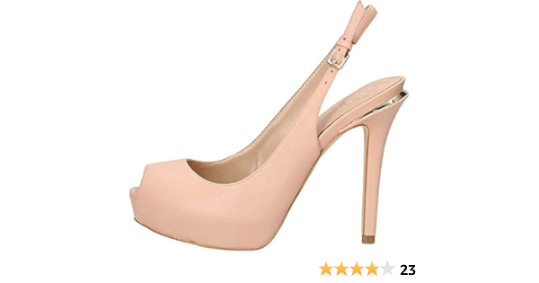 guess alysa peep toe booties