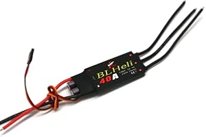 ANEEGFPV Brushless ESC 12A 20A 30A 40A 50A 60A 80A with UBEC for Quadcopter Aircraft Model Fixed Wing Multi-axis DIY FPV RC Drone (HRLH250-UK-40A)