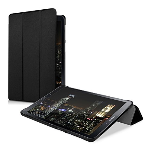 kwmobile Hülle für Samsung Galaxy Tab A 10.1 P580 / P585 (S-Pen) - Smart Cover Case Tablet Schutzhülle Kunstleder - Ultra Slim Tabletcase Schwarz