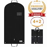 ✅ KOMFORT-GRÖSSE: Perfekte Länge von 120 cm gestaltet das sichere Verstauen von Anzügen, Kleidern und Garderobe aller Art in der Kleiderschutzhülle problemlos - ohne Knicke zu verursachen!