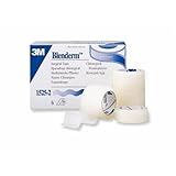 3M Blenderm Tape - 2.5cm x 4.5 meter (x12) - Transparent Hypoallergenic Dressing Tape