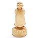 Produktbild CLHK Dekoration kreative Kunsthandwerk aus Holz boxwood Schnitzereien Envision Hand geschnitzt Mönch Novizen Kunstsammlung , diameter 48mm high 113mm