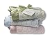 SwaddleDesigns Stroller Blanket, Pastel Puff Circles (Pastel Blue)