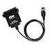 Produktbild Wudi Professional USB-zu-Parallel IEEE 1284 36 Pin-Drucker-Adapter-Kabel Durable Practical Druckerkabel Schwarz
