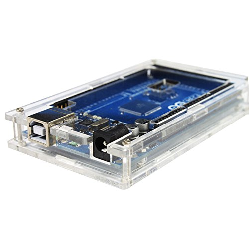 Amazingdeal365 Transparente caja de acr  lico Caja Caja de brillo para Arduino MEGA 2560 R3