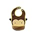 Waterproof&Leakproof Baby Bibs, Unisex, brown monkey