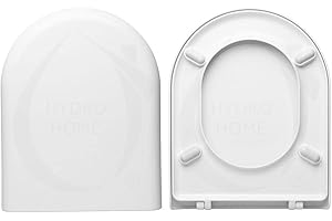 HYDRO HOME Copriwater Compatibile con Clodia Dolomite in Plastica Termoindurente Avvolgente Con Cerniere Regolabili fissaggio dall'alto,Asse Wc Colore Bianco MADE IN ITALY