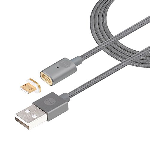 DigitalOME Magmi Pro Cable con im n magn tico con dos conectores Micro Usb 2 0 para Samsung Sony Xiaomi LG HTC - 1 2m 2 4A Color Gris reviews DigitalOME Magmi Pro Cable con im n magn tico con dos conectores Micro Usb 2 0 para Samsung Sony Xiaomi LG HTC - 1 2m 2 4A Color Gris