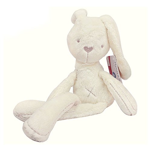 Preisvergleich Produktbild Niedlicher Plüsch-Hase - extra flauschig - Weiß - zum Knuddeln für kleine und große Menschen