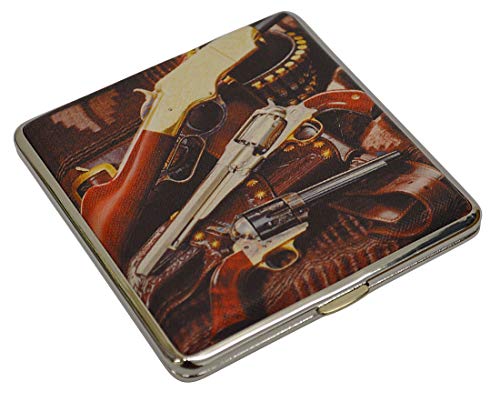 Preisvergleich Produktbild MamBini Zigarettenetui Winchester Colt Gewehr Etui für 20 STK. Zigaretten