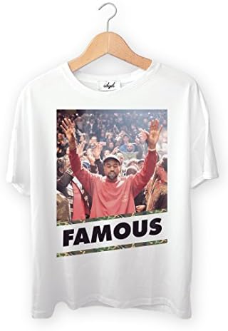 FAMOUS Kanye T-shirt - Kim Rihanna Taylor Tee Life of Pablo Jay Z Music Yeezy (L)