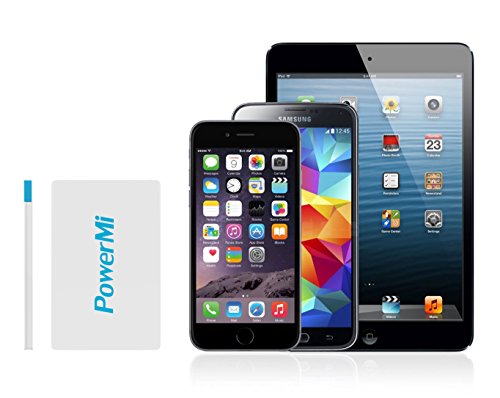 Batterie externe de secours pour des smartphones  format carte de cr  dit - Samsung Galaxy  iPhone 5  iPhone 6  Xiaomi  Huawei  Nexus  LG  HTC etc  - 