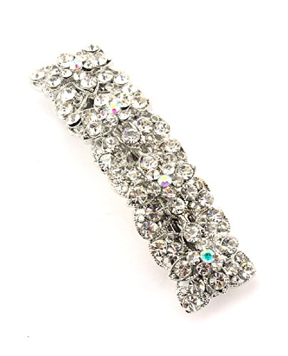 Womens Rhinestone Metal Hair Barrette Clip Hair Pin Antique Silver IMB2138 RS.1474 (42.00% Off) - Amazon