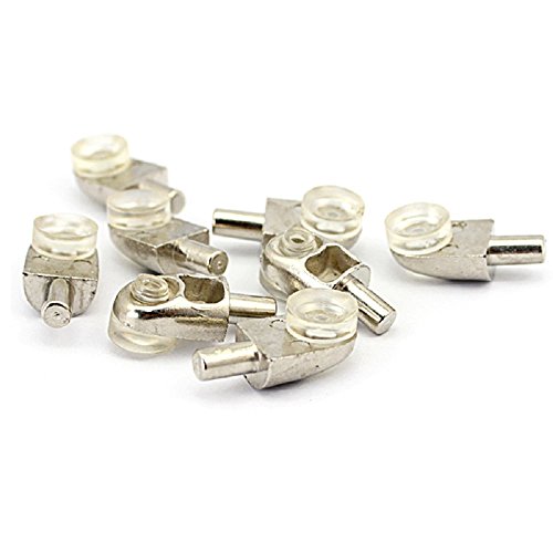 Preisvergleich Produktbild Hettich Regalbodenträger Bodenträger mit Saugwirkung Regal Regalhalter für Glas und Holzböden Plattenträger zum Stecken Bohr Ø 5mm für Küche Schrank Kleiderschrank Kabinett Tragfähigkeit 50kg (3 x 8 Stück)