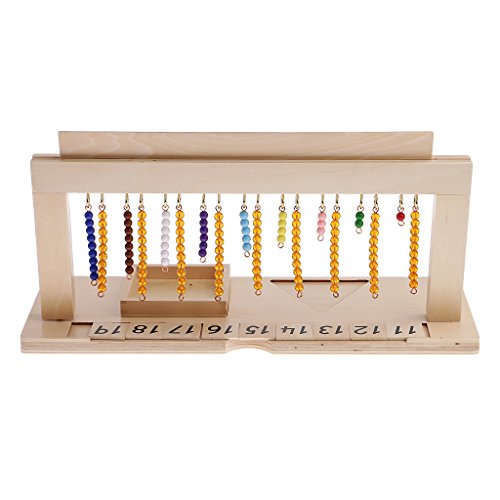 Gazechimp 4 en 1 Montessori Jouet en Bois - Jouet Pédagogique pour Enfants