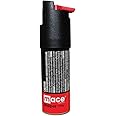 Mace Pepper Spray Twist Lock Self Defense Spray | Shoots Up to 10ft | Protection & Safety Pepper Spray for Men & Women (Black)