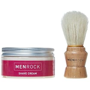 Traditional Shaving Brush and Shaving Cream Gift Set - Image 2