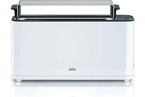 Braun Household HT 3110 WH brödrost | lång slits | extra bred rostkammare