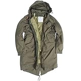 superdry parka herren oliv Camping Mil-Tec U.S. Shell Hooded Parka M51 M.FU.Olive - Size L