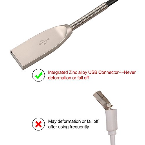 Onite 1.8M USB 3.1 Type C Kabel Ladekabel Datenkabel Adapter für LG G5, Huawei P9 / Plus,Google Nexus 5X / 6P, Microsoft Lumia 950XL und weitere (Blau) - 5