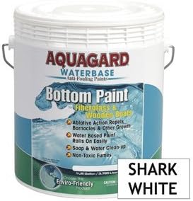 AQUAGARD WATERBASED BOTTOM PAINT GALLON SHARK WHITE