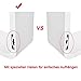 Songmics Wall Shelf Set of 3 Floating Shelves Wall Bookshelf Storage MDF White LWS66W