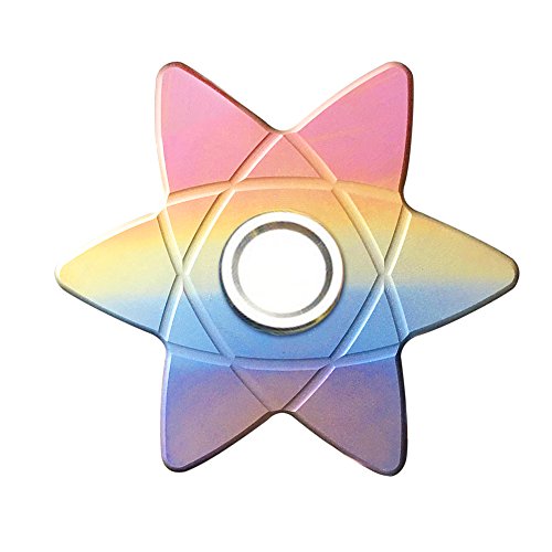 Airsson Fidget Hand Spinner Tri Titanium Alloy EDC Finger Spinner Stress Reducer for Kids and Adult (Multicolor) Airsson Fidget Hand Spinner Tri Titanium Alloy EDC Finger Spinner Stress Reducer for Kids and Adult (Multicolor)