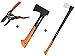 Produktbild Gartenpaul Set: FISKARS Spaltaxt X27 - XXL + FISKARS Universalaxt X7 - XS + GARTENPAUL Gartenschere Amboss R1