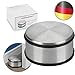 Produktbild Goods & Gadgets Designer Türstopper aus Edelstahl Gummi Türpuffer Türhalter Stopper 11x6cm 1,2kg