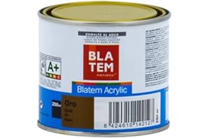 PINTURAS BLATEM Esmalte Acrílico Metalizado Blatem - Tamaño Envases 250 mL, Colores Blatem Acrylic Metalizado Oro