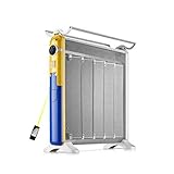 Calentador de película de calefacción eléctrica de cristal de silicio, libre de aceite, calentamiento rápido, sin radiación, ultra silencioso, función de secado por humidificación.