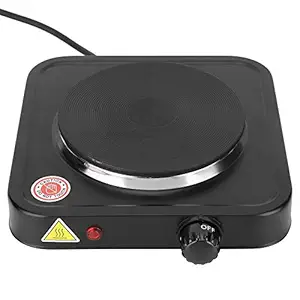Autuncity Electric Hot Stove, Energy Saving Even Heating Electric Hot Plate 1000W for Kitchen for Home, Black
