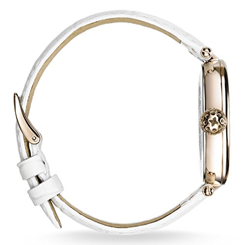 Thomas-Sabo-Damen-Armbanduhr-Karma-Rosegold-Wei-Analog-Quarz
