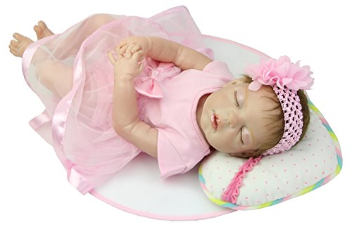 Hair Rooted Realistic Reborn Doll Full Body Siliocne Vinyl 22
