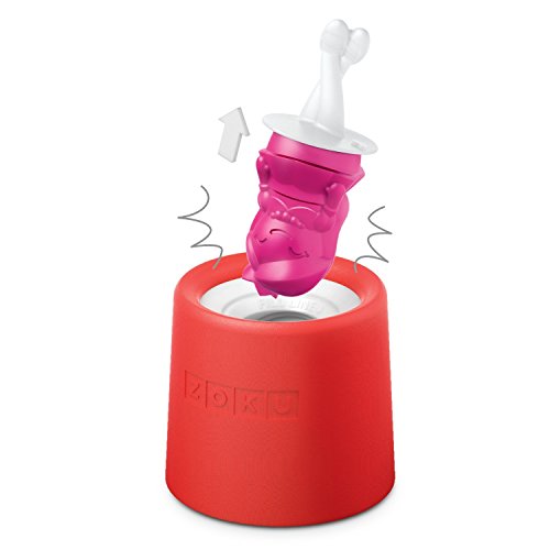 Zoku ZK123-015 Eisformen „Ice Pop“ Prinzessin, 45 ml, Kunststoff, rosa - 2