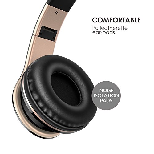 Sound Intone I65 plegable auriculares con cable de audio de 3 5 mm peso ligero lo largo de la oreja los auriculares auriculares con control de volumen en l nea y micr fono para PC Iphone Ipad Samsung Android Negro Oro reviews Sound Intone I65 plegable auriculares con cable de audio de 3 5 mm peso ligero lo largo de la oreja los auriculares auriculares con control de volumen en l nea y micr fono para PC Iphone Ipad Samsung Android Negro Oro