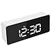 Produktbild Decdeal Digitale Wecker LED Digitaluhr mit Großem Spiegel Display, Alarm- und Snooze-Funktion