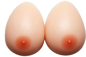 ZCOINS 1 par de formas de pecho de silicona artificial posoperatorias para mastectomía para mujer