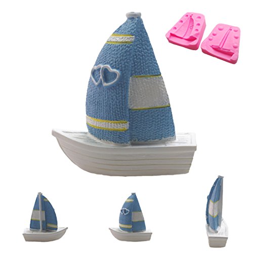 Suzhou Lofter Info Segeln Kuchen Seife Formen Silikon Kerze 3D Kuchen Fondant DIY Party Moulds Baby Geburtstag