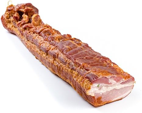 Polish traditional, natural SMOKED BACON BOCZEK 1kg, fresh. from Poland.