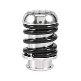 Universal für Schaltgetriebe Qiilu Universal Aluminium Feder 5 Gang Schaltgetriebe Schalthebel Schaltknauf Hebel [Schwarz]