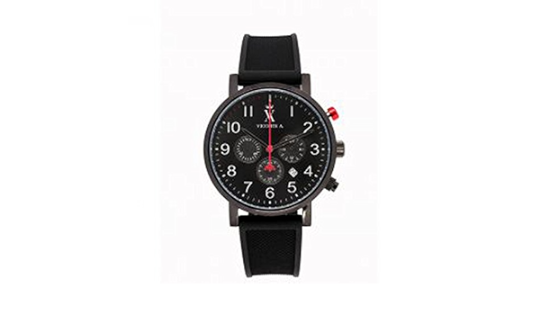 Vicomte A Montre Vicomte A Avec Chrono Cadran En Acier Et Bracelet Noir Pour Homme Acier 3 8 Cm Amazon Fr Montres