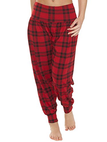 Love My Fashions Mujer Liso - Azteca - Teñido - Leopardo - Guepardo - Calavera - Camuflaje - Estampado animal Largo y 3/4 Pantalones Harén Ali Baba Talla Grande S M L XL XXL XXXL