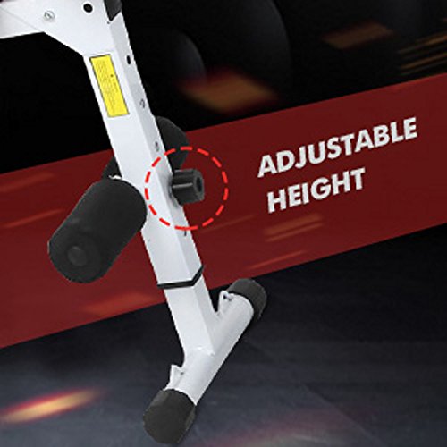 Ancheer Klappbare höhenverstellbare Sit-up Bank Bauchtrainer Rückentrainer Hantelbank mit Boxbirne Punching - 3