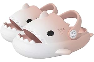 WUYISTAR Chanclas Tiburón Niñas Chanclas de playa para niños Sandalias antideslizantes para piscina Chanclas de Verano Rosa Menta Verde Azul Gris Amarillo Verde Oscuro