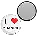 I Love Moaning - 55mm Round Compact Mirror
