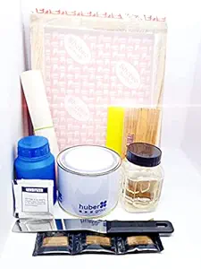 PVC Screen Printing Kit: Wooden Frame 10X12 Inch,PVC Matt Ink -500ml,Emlusion ,Sensitizer, Thinner for ink 200ml,squzee 6 